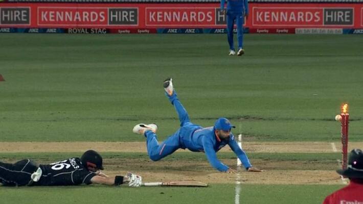 virat kohli run out henry nicholls and turns the match in first odi against new zealand virat kohli run out henry nicholls and turns the match in first odi against new zealand