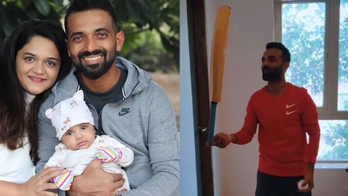 Bat in one hand with ball in other, Rahane told how to handle new responsibilities with funny stunt KPB Bat in one hand with ball in other, Rahane told how to handle new responsibilities with funny stunt KPB