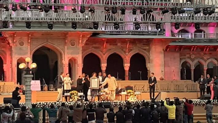 Jaipur CT gets World Heritage certificate, UNESCO Director General Andre Azole handed over the letter kpm Jaipur CT gets World Heritage certificate, UNESCO Director General Andre Azole handed over the letter kpm
