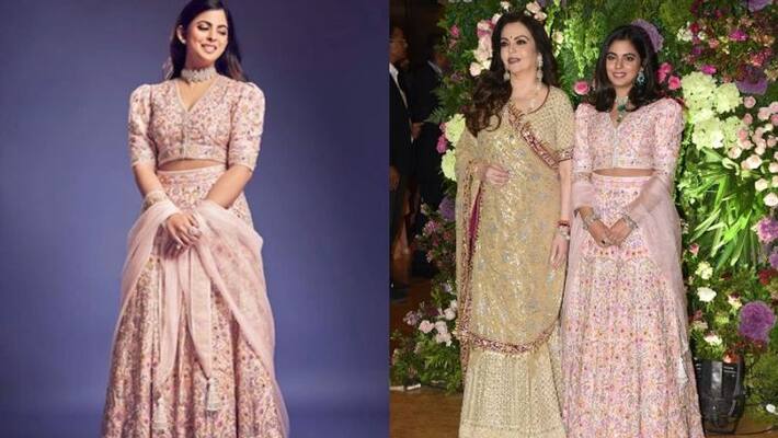 specialty of Isha Ambani s pink lehenga for Armaan Jain s wedding specialty of Isha Ambani s pink lehenga for Armaan Jain s wedding
