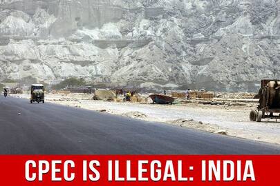 Indian government asserts that CPEC is illegal