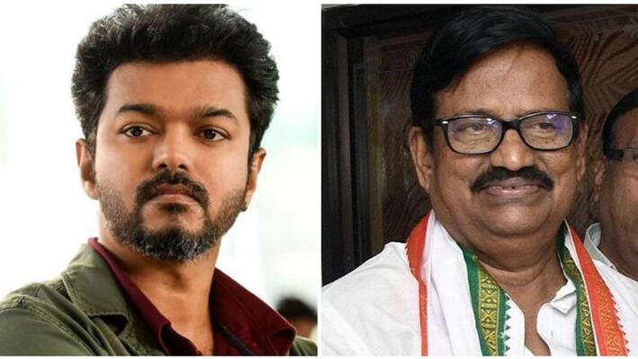 Actor Vijay joins Congress Rattinam is the party leader Actor Vijay joins Congress Rattinam is the party leader
