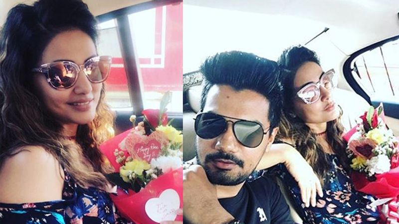 rose day special hina khan got red roses from boyfriend rocky jaiswal KPJ