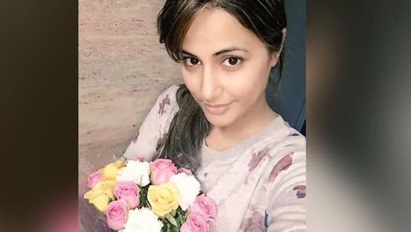 rose day special hina khan got red roses from boyfriend rocky jaiswal KPJ