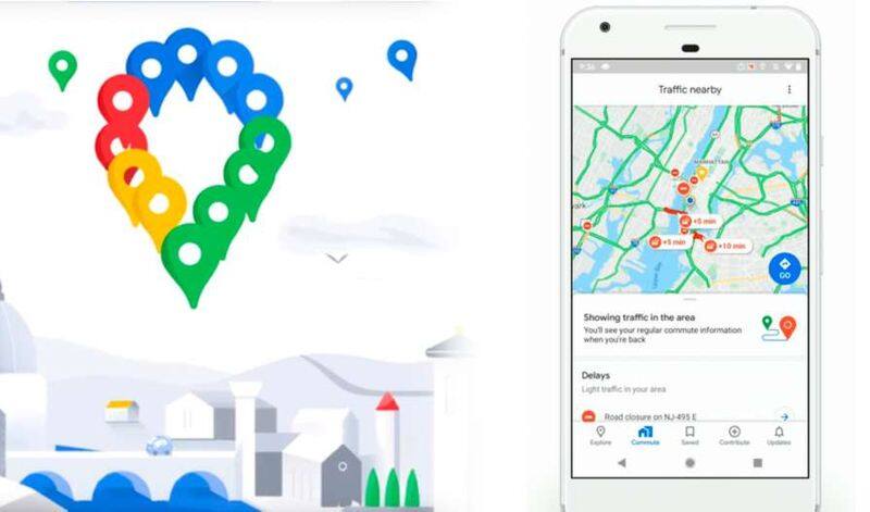 Google Maps updated with new icon, new layout, and new transit information