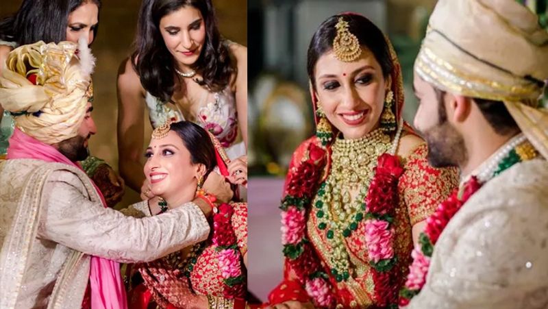 शादी की रस्मों के दौरान ेक-दूसरे से नजरें नहीं हटा पा रहे थे अरमान-अनीसा।