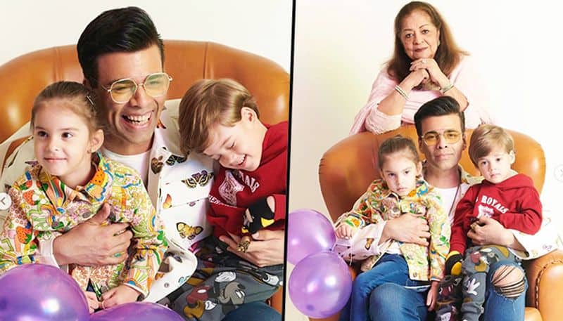 In Pics: Karan Johar celebrates twins Yash, Roohi's 3rd birthday