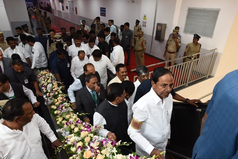 Hyderabad Metro Rail: CM KCR inaugurating JBS to MGBS Metro corridor