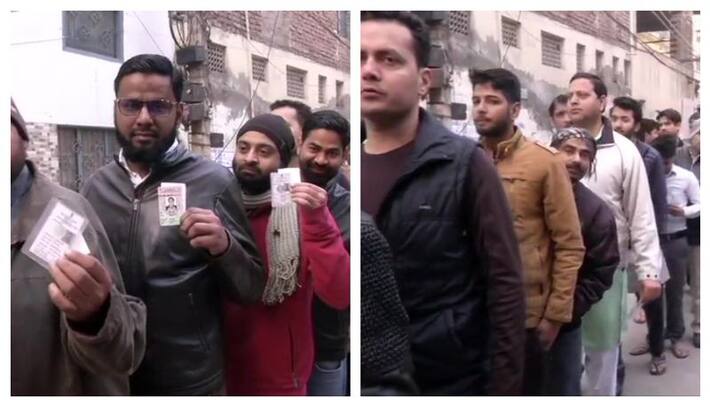 Delhi Assembly election polling begins Delhi Assembly election polling begins