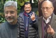 Delhi elections 2020: Top netas from BJP AAP show their inked finger after casting their vote