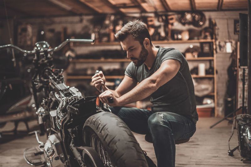 Spend time with the true love of your life! Do some repair work and modifications on your motorbike or car.