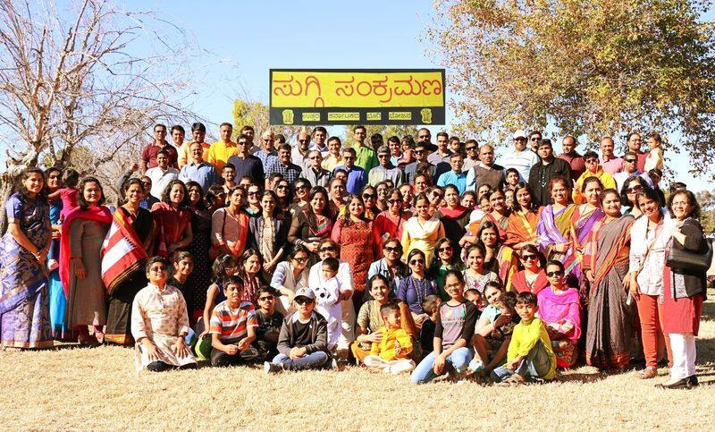 Uttara Karnataka peple celebrate suggi sankramana in USA