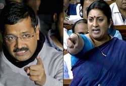 Smriti Irani hits out at Arvind Kejriwal for sexist remarks while wooing voters