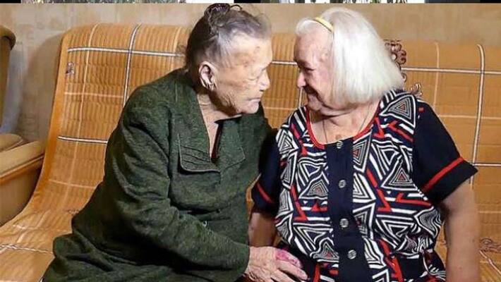 After 78 years of Second World war separation sisters reunite After 78 years of Second World war separation sisters reunite
