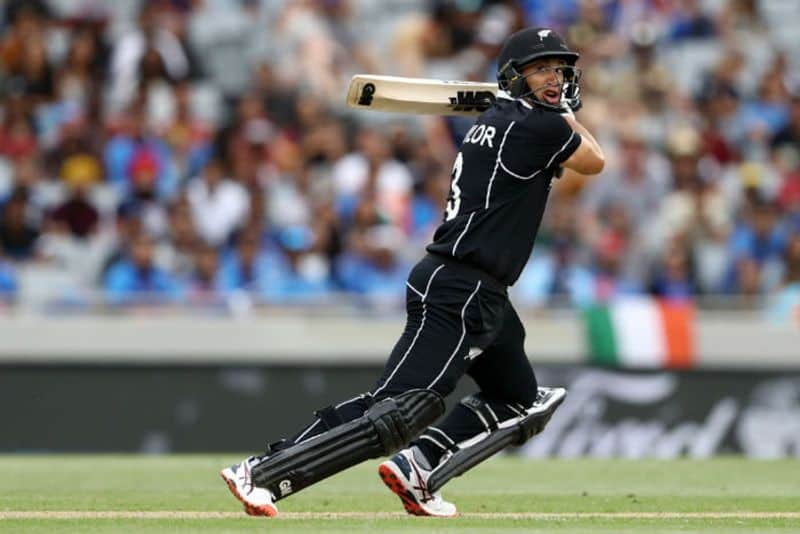 Ross Taylor of the Black Caps bats during game two of the One Day International Series between New Zealand and India at at Eden Park on February 08, 2020 in Auckland, New Zealand.