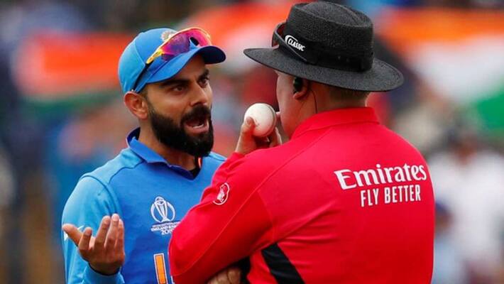 IND vs NZ: Virat Kohli heated argument with on Field umpire IND vs NZ: Virat Kohli heated argument with on Field umpire
