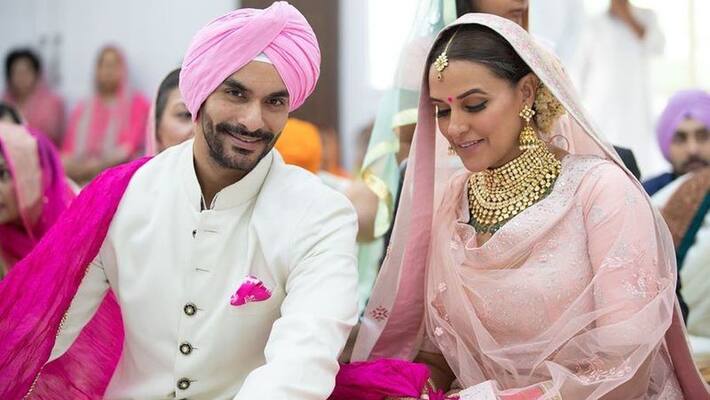 Angad Bedi tried to shut the trolls by posting pictures of his five girlfriends Angad Bedi tried to shut the trolls by posting pictures of his five girlfriends