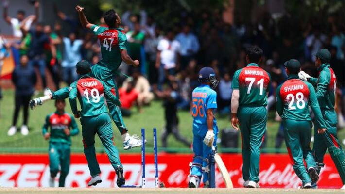 Bangladesh needs 178 runs against India to win under 19 world cup final Bangladesh needs 178 runs against India to win under 19 world cup final