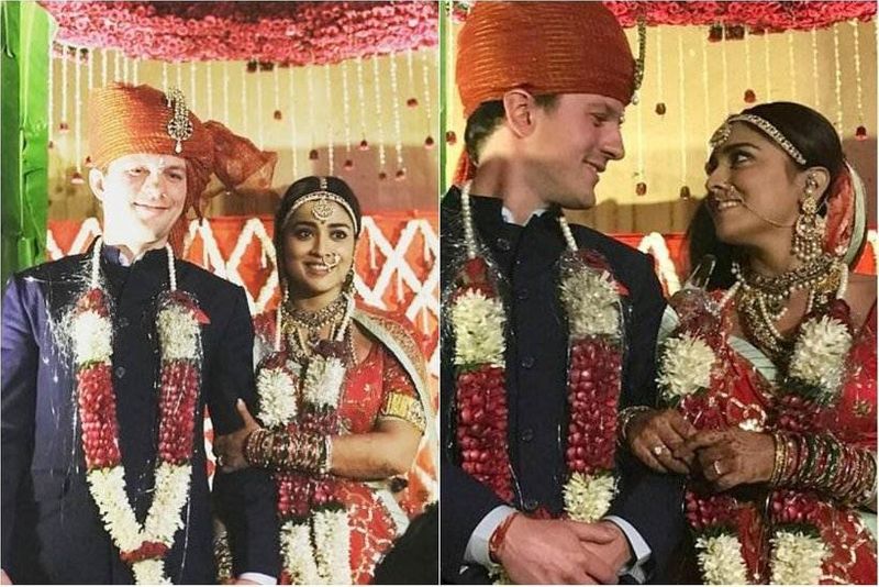 Shriya Saran and Andrei Koshcheev