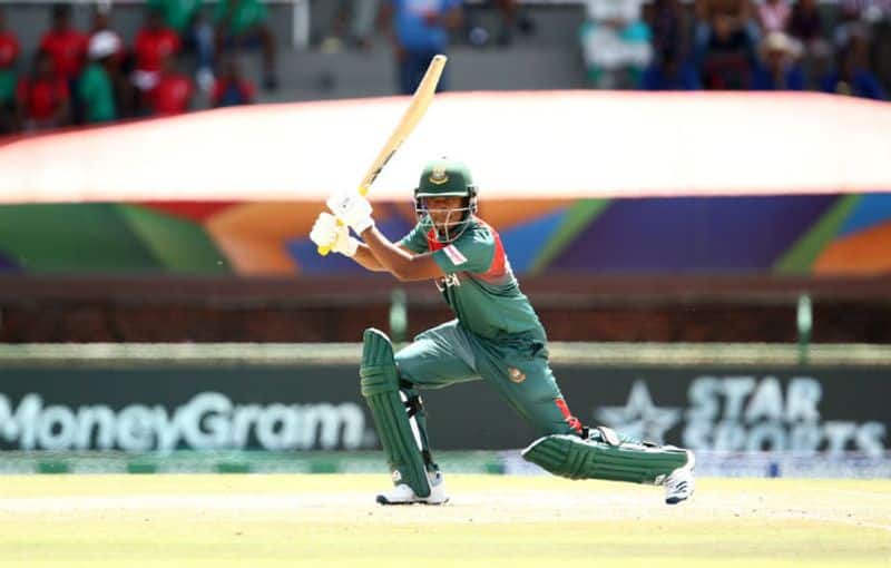Tanzid Hasan Tamim of Bangladesh bats during the ICC U19 Cricket World Cup Super League Final match between India and Bangladesh at JB Marks Oval on February 09, 2020 in Potchefstroom, South Africa. (Photo by Jan Kruger-ICCICC via Getty Images)