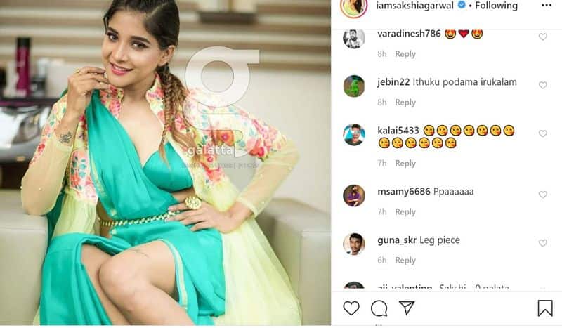 Netizens Slams Big Boss Sakshi aggarwal For Over Glamour Dress Photoshoot