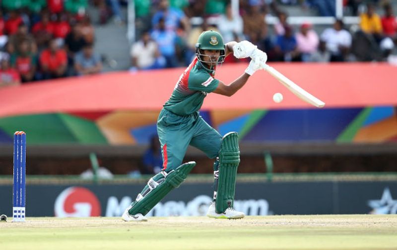 Mohammad Akbar Ali of Bangladesh bats during the ICC U19 Cricket World Cup Super League Final match between India and Bangladesh at JB Marks Oval on February 09, 2020 in Potchefstroom, South Africa. (Photo by Jan Kruger-ICCICC via Getty Images)