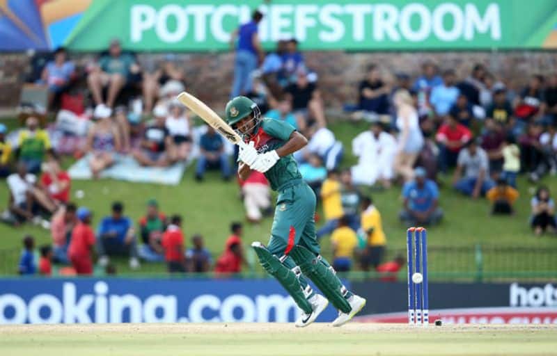 Mohammad Akbar Ali of Bangladesh bats during the ICC U19 Cricket World Cup Super League Final match between India and Bangladesh at JB Marks Oval on February 09, 2020 in Potchefstroom, South Africa. (Photo by Jan Kruger-ICCICC via Getty Images)