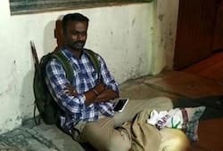 IPS officer stages sit-in outside home of ex-wife