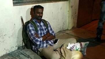 IPS officer stages sit-in outside home of ex-wife