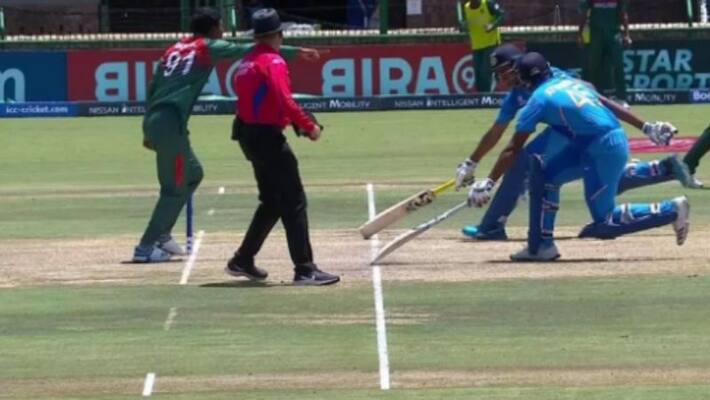 indian players confuse third umpire to make decision on run out in u19 world cup final indian players confuse third umpire to make decision on run out in u19 world cup final
