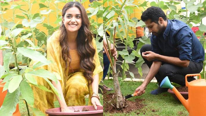 Keerthy Suresh spreads the word for green India Keerthy Suresh spreads the word for green India