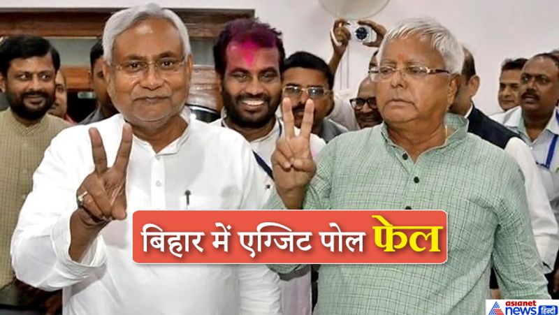 बिहार चुनाव में भी गलत अनुमान: बिहार में साल 2015 के चुनाव में महागठबंधन और भाजपा के बीच कड़ी टक्कर का दावा किया गया। एग्जिट पोल में बीजेपी की सरकार बनने का दावा भी किया गया लेकिन परिणा घोषित हुए तो जदयू, राजद और कांग्रेस के गठबंधन ने 243 सीटों वाली विधानसभा में 178 सीटें झटकीं। भाजपा 53 सीटों पर सिमटकर रह गई।