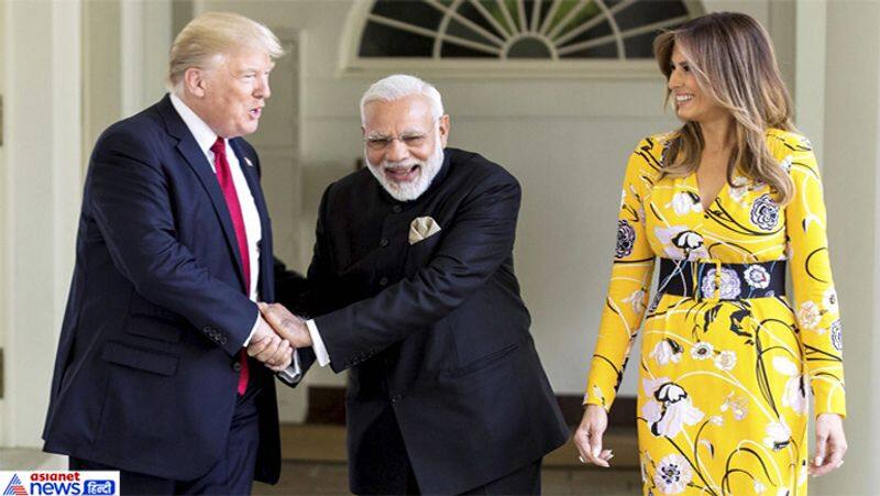 american president Donald trump arrive to  India coming 24th  , for us president election
