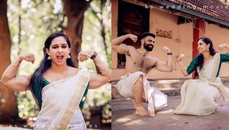 gymnastic bridegroom  s save the date viral