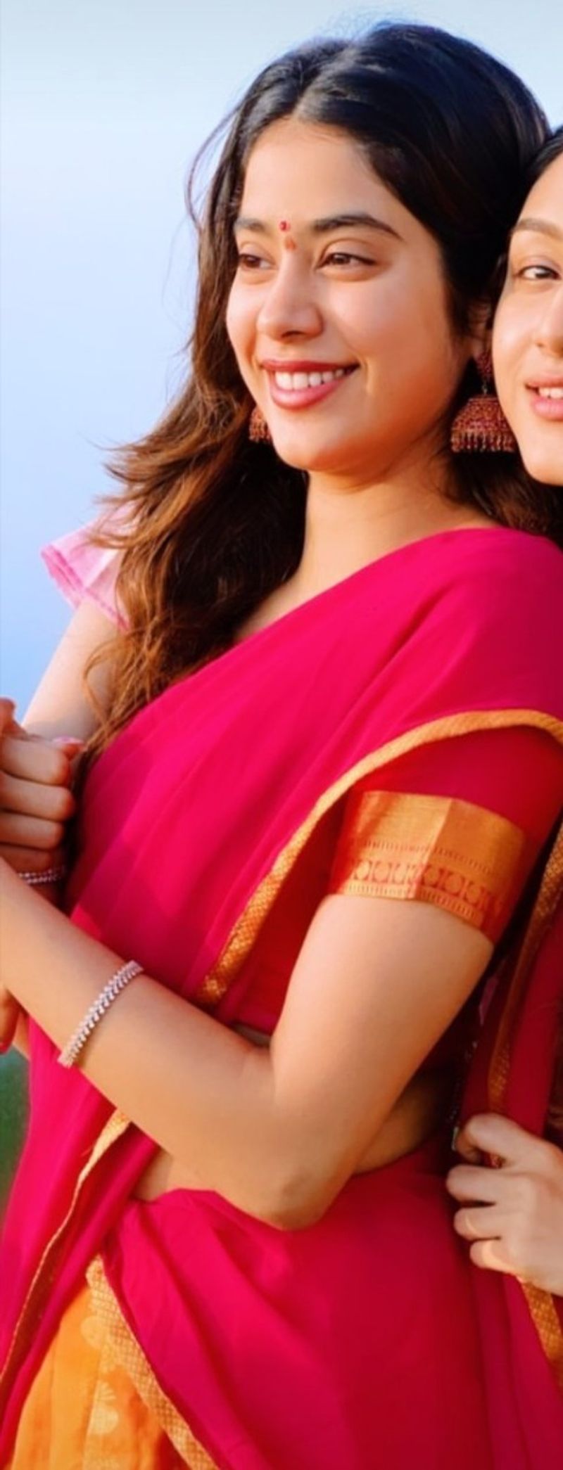 Janhvi Kapoor latest half saree photos