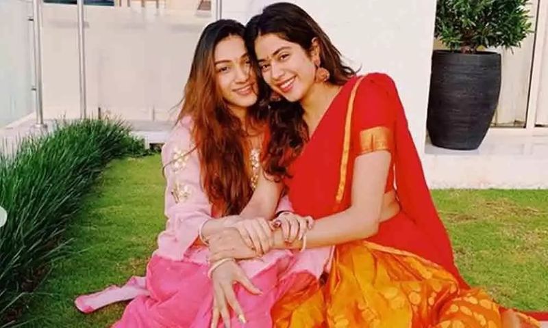 Janhvi Kapoor latest half saree photos