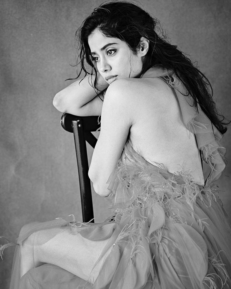 Janhvi Kapoor latest half saree photos