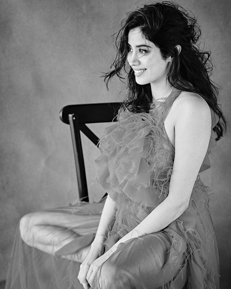 Janhvi Kapoor latest half saree photos