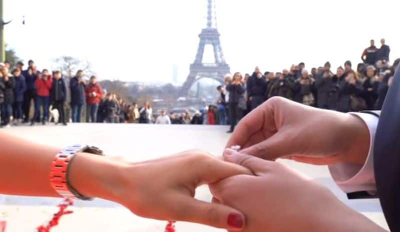 Bollywood Proposal In Paris