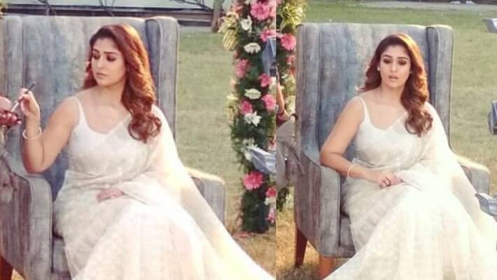 Nayanthara New White Saree Latest Clicks Going Viral Nayanthara New White Saree Latest Clicks Going Viral