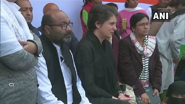 Priyanka Gandhi meets women protesting against CAA in Azamgarh asa Priyanka Gandhi meets women protesting against CAA in Azamgarh asa