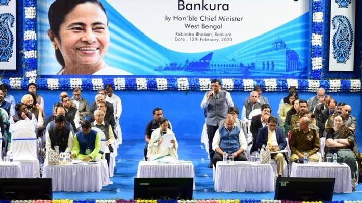 CM Mamata Banerjee rebukes officials in administrative meeting at Bankura CM Mamata Banerjee rebukes officials in administrative meeting at Bankura