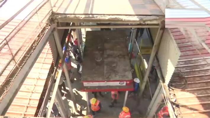Over bridge collapses on passengers at Bhopal rail station many injured Over bridge collapses on passengers at Bhopal rail station many injured