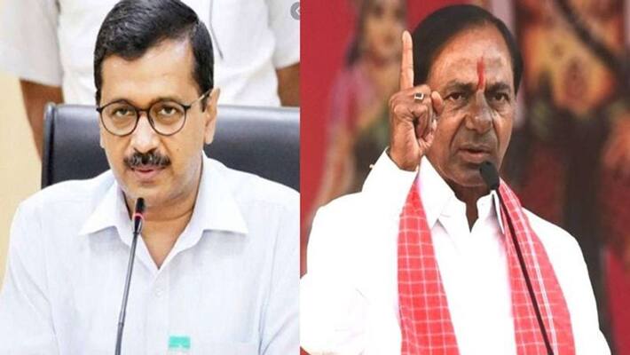 Kejriwl and KCR same to same in fighting against BJP Kejriwl and KCR same to same in fighting against BJP