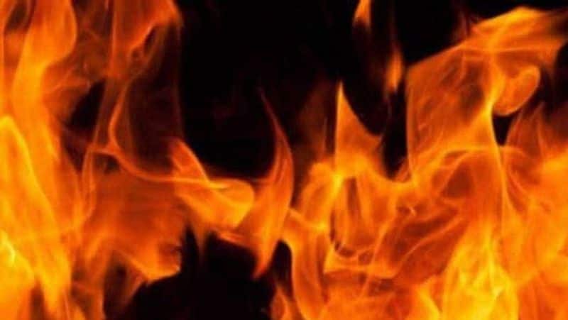 25 goats died in fire accident