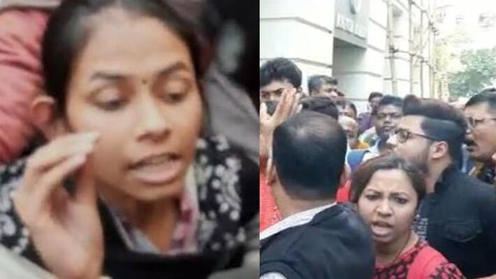 Agitation going infront of Calcutta University Agitation going infront of Calcutta University