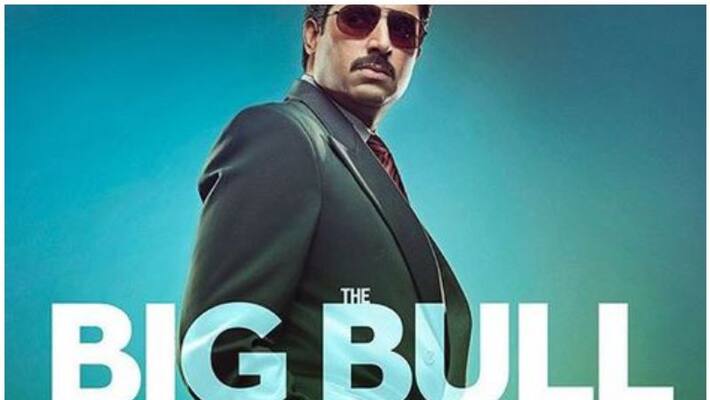 The Big Bull New Poster Abhishek Bachans Intense Look Says It All The Big Bull New Poster Abhishek Bachans Intense Look Says It All