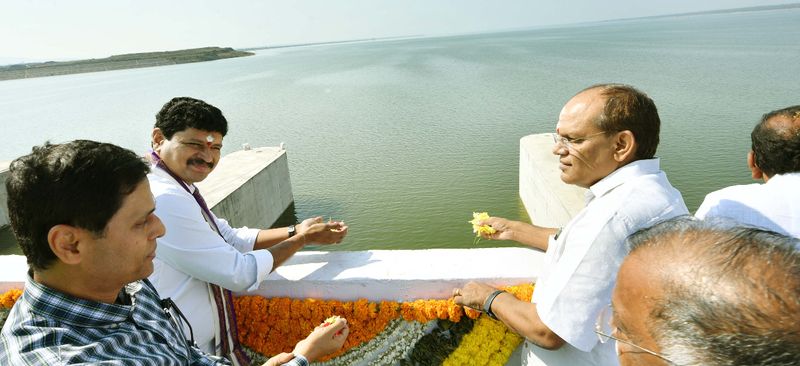 cm kcr visited kaleshwaram project