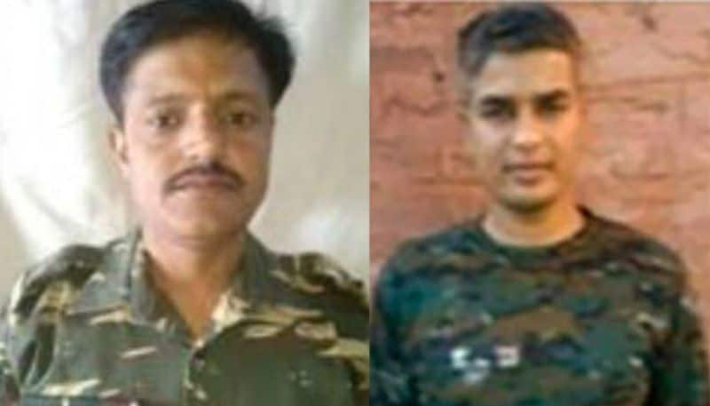 Left: Head Constable Ram Vakeel - 176 BN (U.P.); Right: Constable Pankaj Kumar Tripathi - 53 BN (U.P.)
