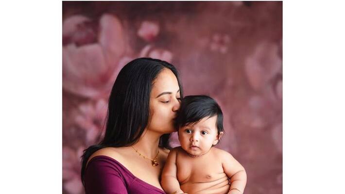 suja varunee child Adhvaaith swimming pool photo and video goes viral suja varunee child Adhvaaith swimming pool photo and video goes viral